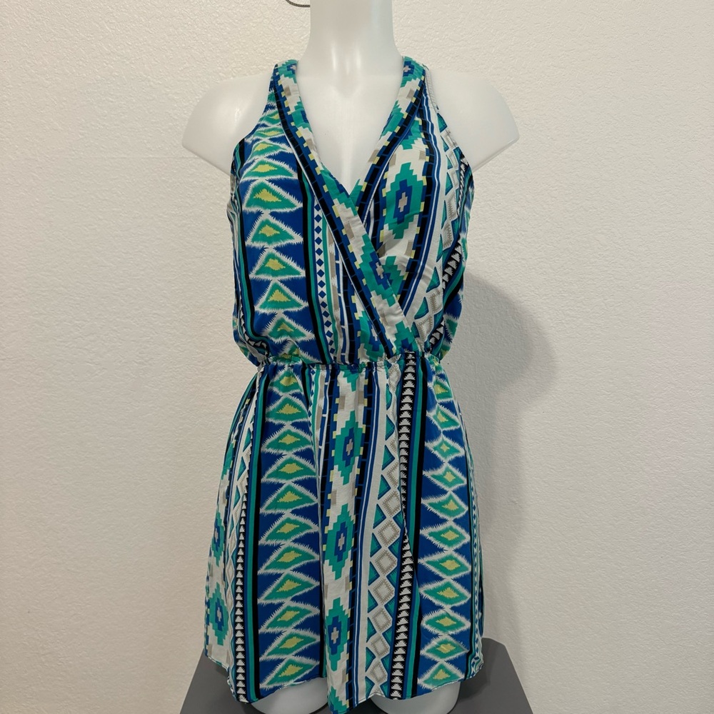 Parker silk dress racerback dress size small
